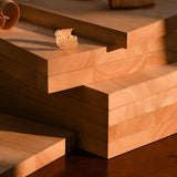 Scandinavian Corner Vertical Foldable Wood Ladder Bookshelf Image - 8