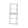 Scandinavian Corner Vertical Foldable Wood Ladder Bookshelf Image - 9