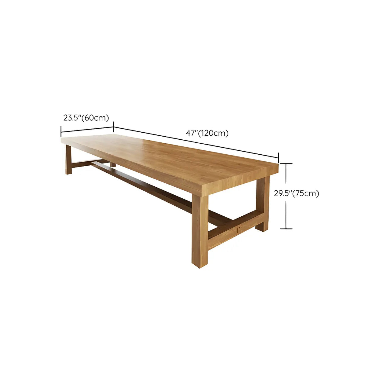 Scandinavian Multi-Person Rectangle Wooden Meeting Desk Image - 12