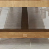 Scandinavian Multi-Person Rectangle Wooden Meeting Desk Image - 6