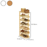 Scandinavian Multi-Tier Wooden Freestanding Shoe Rack Image - 13