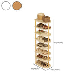 Scandinavian Multi-Tier Wooden Freestanding Shoe Rack Image - 14