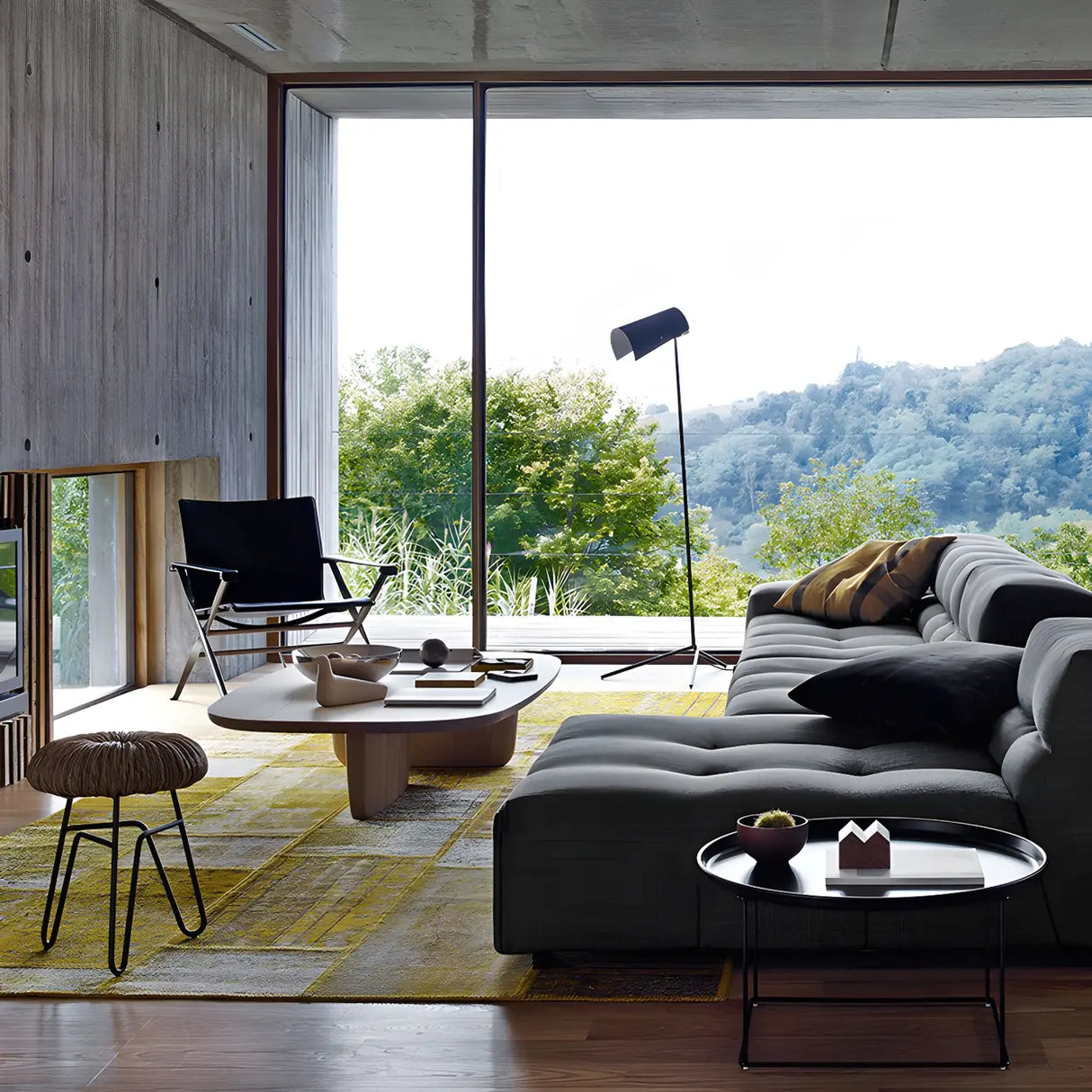 Scandinavian Pine Wood Rectangular Coffee Table Image - 4
