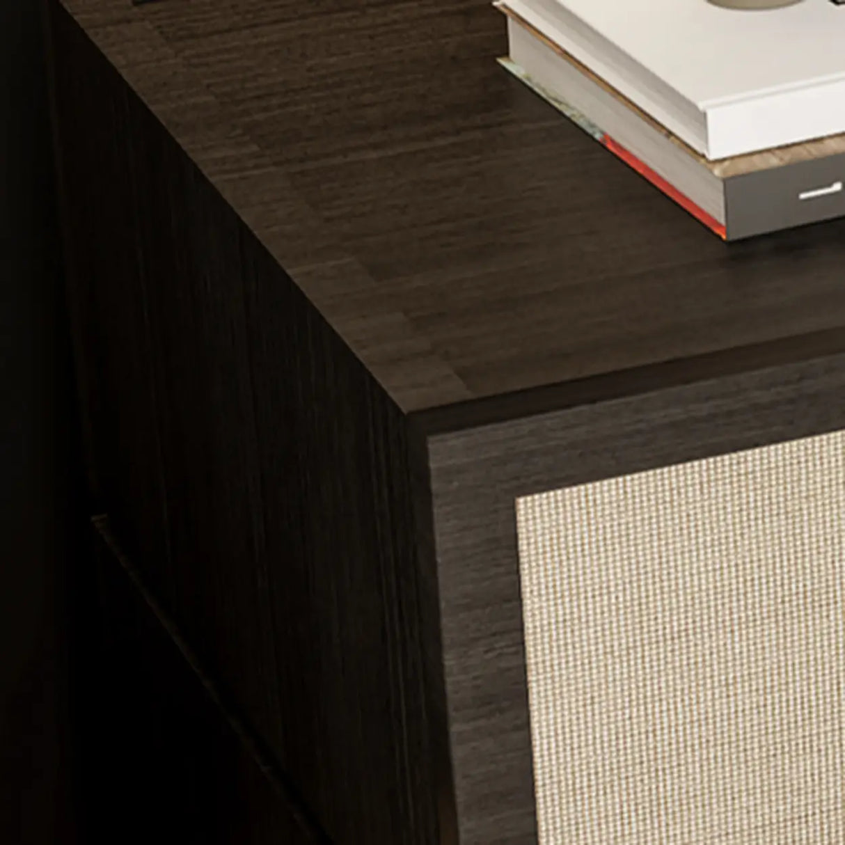 Scandinavian Rustic Wood 2-Drawer Natural Finish Nightstand Image - 9