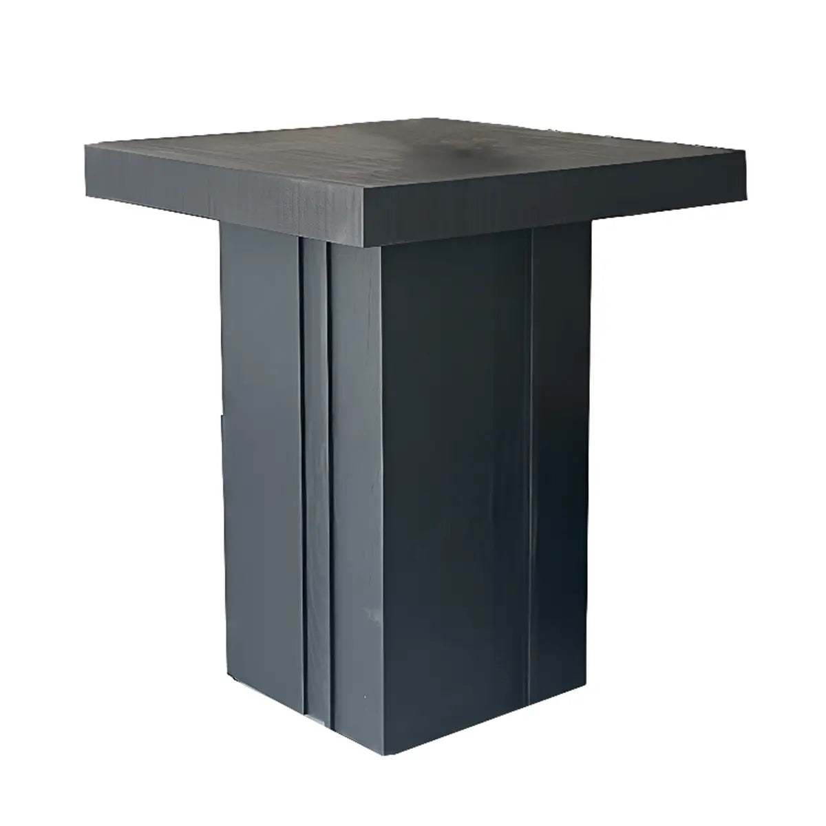 Scandinavian Square Pine Wood Single Coffee Table Image - 5