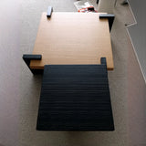 Scandinavian Square Pine Wood Single Coffee Table Image - 7