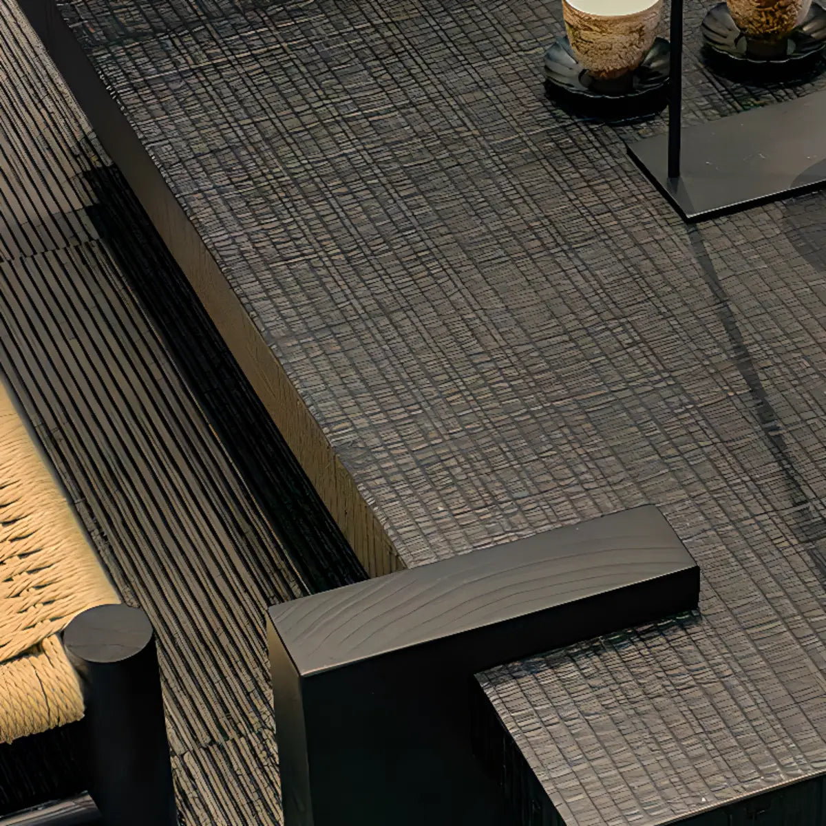 Scandinavian Square Pine Wood Single Coffee Table Image - 9