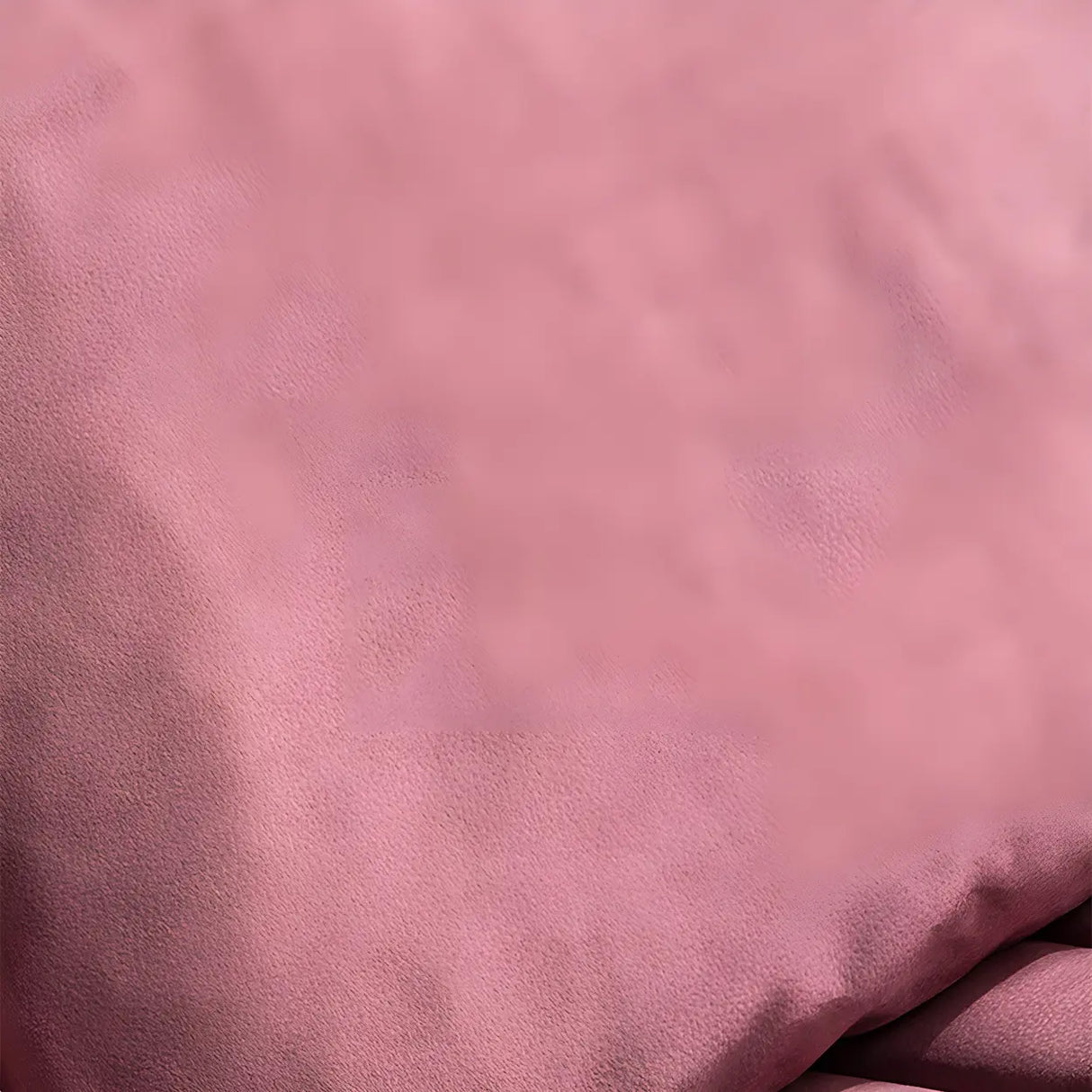 Scandinavian Stain Resistant Leather Pink Cushion Back Sofa Image - 8