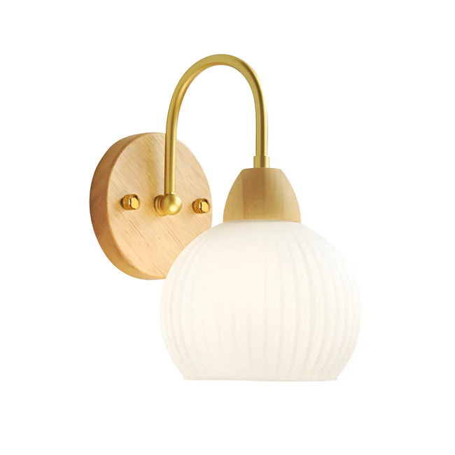 Scandinavian White Wall Sconce