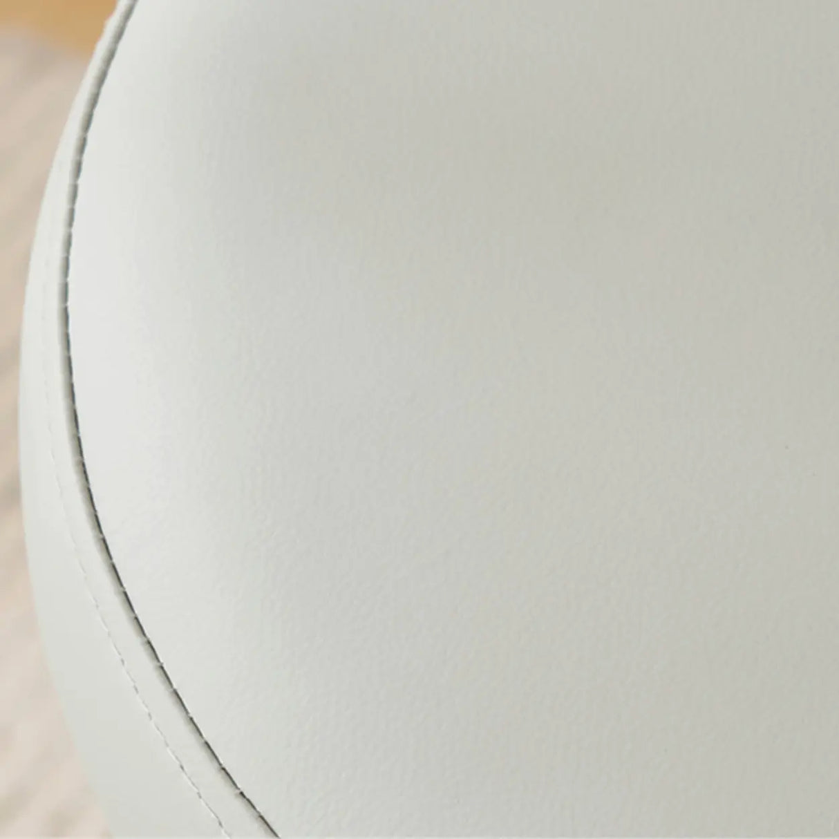 Scandinavian Swivel Wood Low Back Leather Padded Bar Stool Image - 16