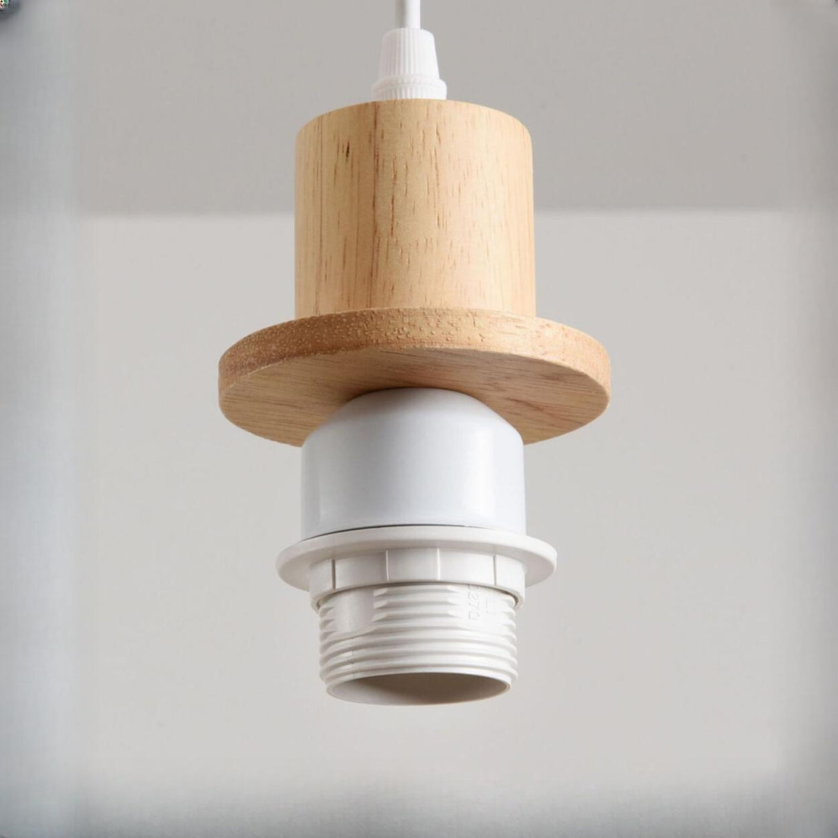 Scandinavian White Fabric Conical Cone Pendant Light Image - 13