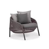 Scandinavian Wicker Gray Patio Sofa Set with Cushions Image - 10