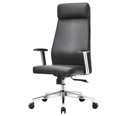 Scarlet Adjustable  Ergonomic Leather Swivel Office Chair Image - 2