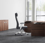Scarlet Adjustable  Ergonomic Leather Swivel Office Chair Image - 4