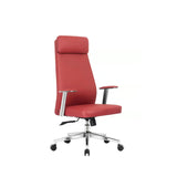 Scarlet Adjustable  Ergonomic Leather Swivel Office Chair Image - 5