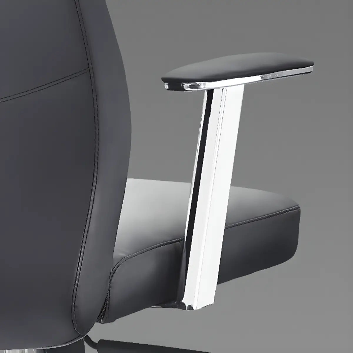 Scarlet Adjustable  Ergonomic Leather Swivel Office Chair Image - 10