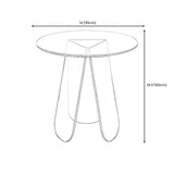 Scratch Resistant Acrylic Gloss Finish Coffee Table #size