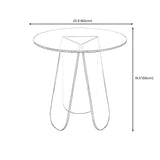 Scratch Resistant Acrylic Gloss Finish Coffee Table Image - 16