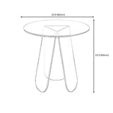 Scratch Resistant Acrylic Gloss Finish Coffee Table Image - 17