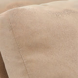 Scratch Resistant Fabric Nut-Brown Wood Frame Loveseat Image - 7