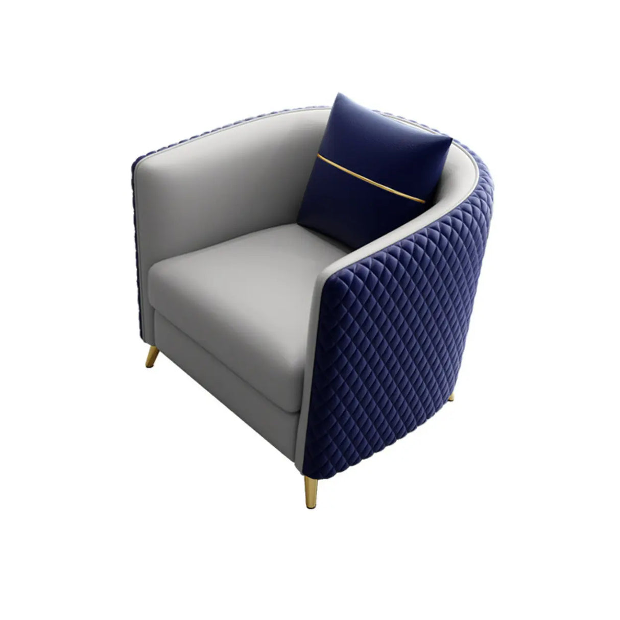 Scratch Resistant Faux Leather Upholstered Back Chair Image - 15