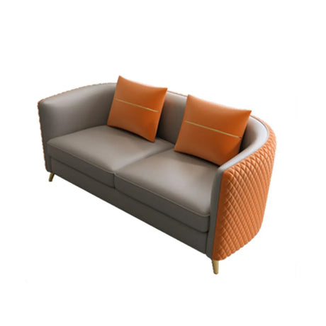 Scratch Resistant Faux Leather Upholstered Back Chair Image - 2