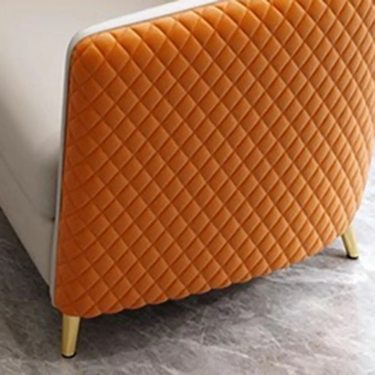 Scratch Resistant Faux Leather Upholstered Back Chair Image - 22