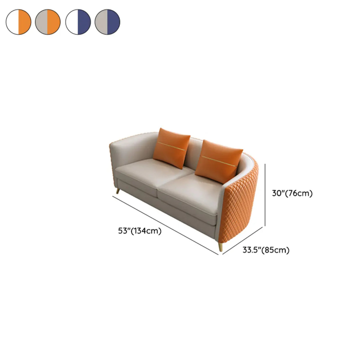 Scratch Resistant Faux Leather Upholstered Back Chair Image - 24