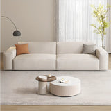 Scratch Resistant Flannel Square Arm Tight Back Sofa Image - 1