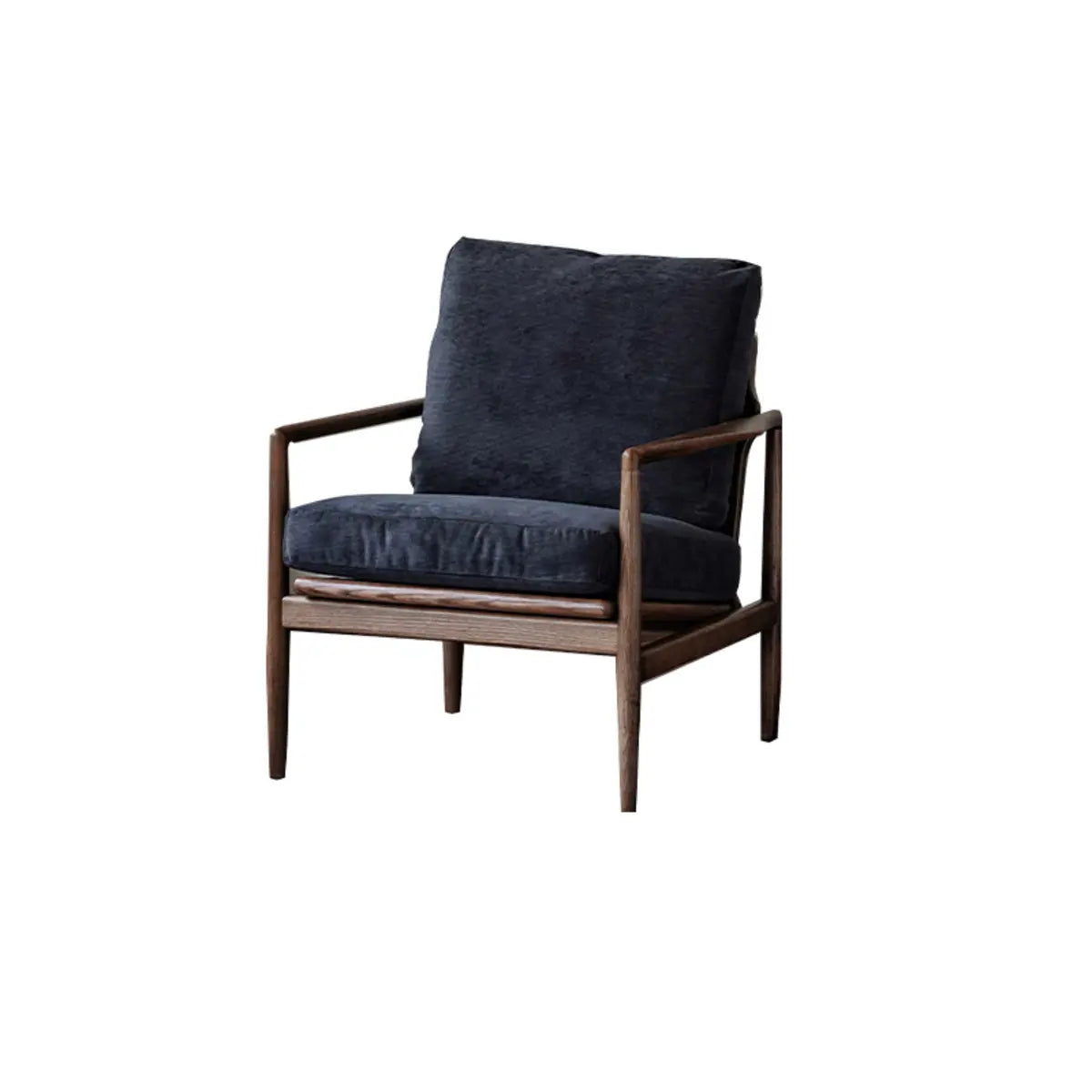 Scratch Resistant Leather Cushion Back Arm Chair Image - 18