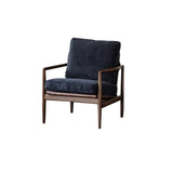 Scratch Resistant Leather Cushion Back Arm Chair Image - 18