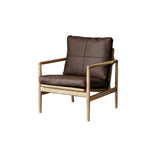 Scratch Resistant Leather Cushion Back Arm Chair Image - 5