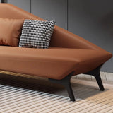 Scratch Resistant Leather Upholstered Left-Arm Chaise Image - 10