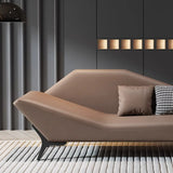 Scratch Resistant Leather Upholstered Left-Arm Chaise Image - 12