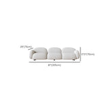 Scratch Resistant Sherpa Concealed Support Loveseat Image - 13