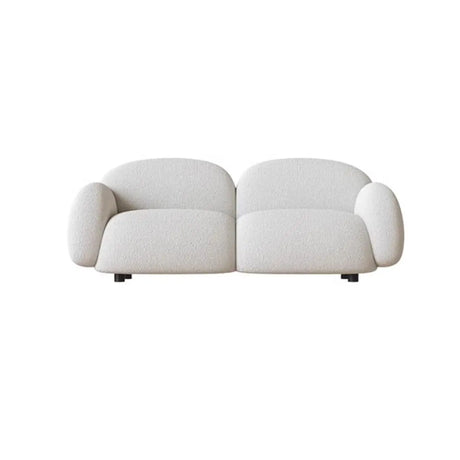 Scratch Resistant Sherpa Concealed Support Loveseat Image - 2