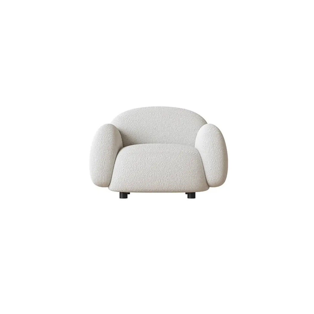 Scratch Resistant Sherpa Concealed Support Loveseat Image - 3