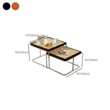 Scratch Resistant Square Stainless Steel Nesting Tables #size