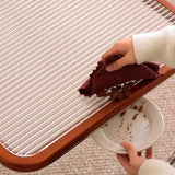 Scratch Resistant Square Stainless Steel Nesting Tables Image - 9