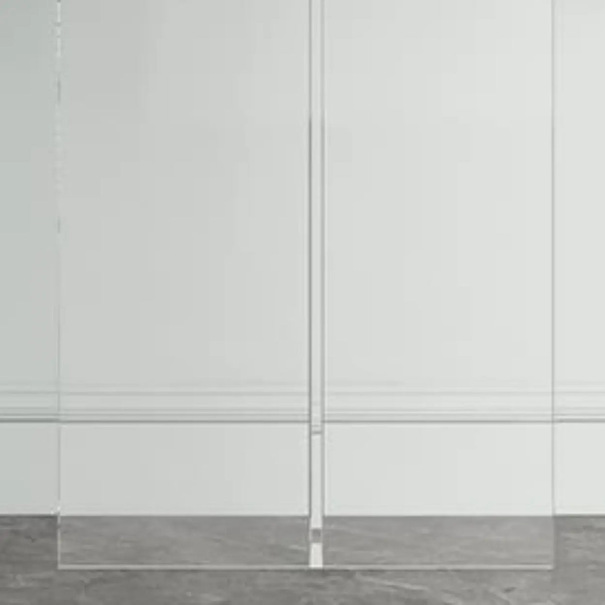 Scratch-resistant Stone Rectangular White Console Table Image - 10