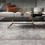 Scratch Resistant Stone Top Trestle Base Coffee Table Image - 6