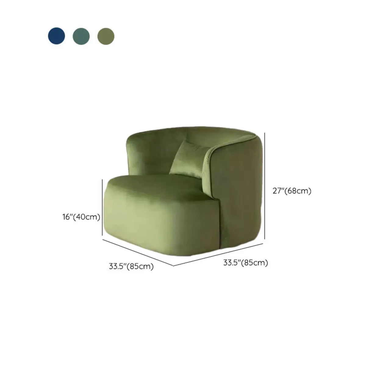 Scratch Resistant White Sherpa Fixed Back Barrel Chair Image - 13