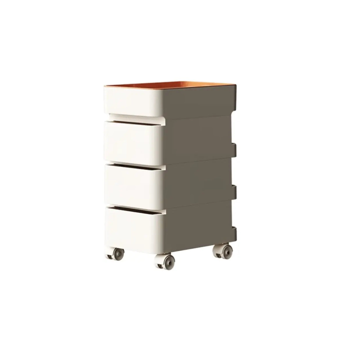 Scrollable Tip Resistant Nightstand with Open Storage Image - 14