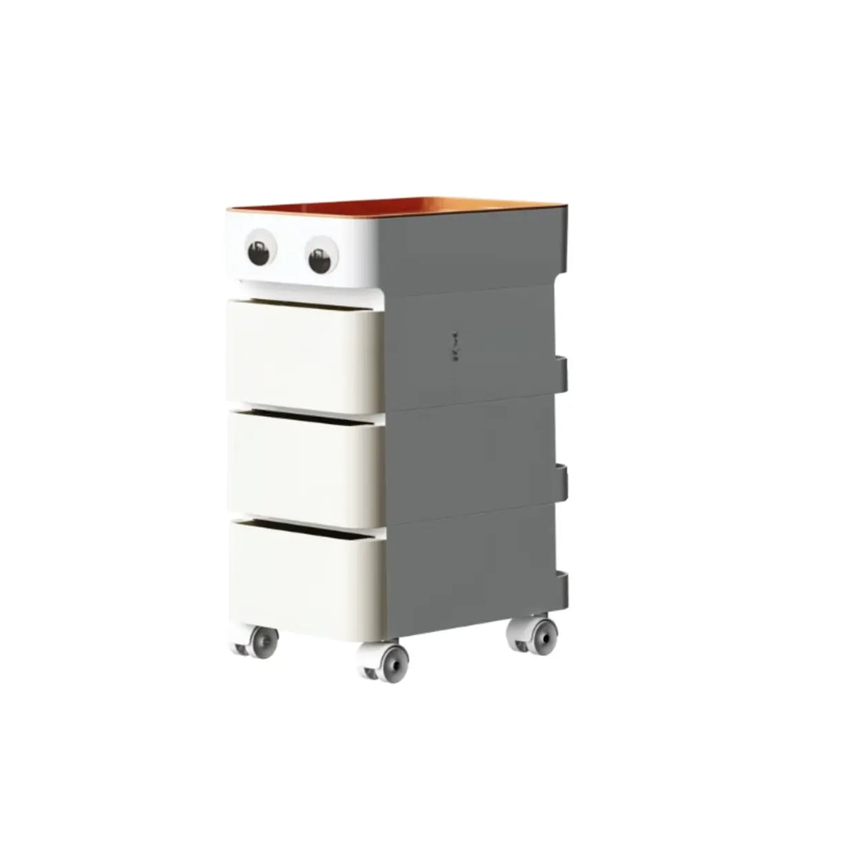 Scrollable Tip Resistant Nightstand with Open Storage Image - 15