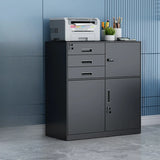 Secure Storage Steel Vertical Filing Cabinet with Key Lock Image - 2