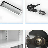 Secure Storage Steel Vertical Filing Cabinet with Key Lock Image - 6