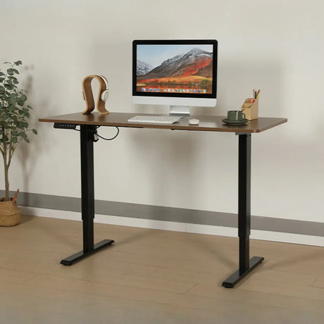 Sepia Medium Standard Wooden Adjustable Writing Desk Image - 1