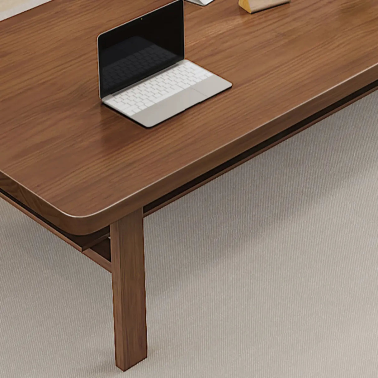 Sepia Standard Lumber Multi-personal Writing Desk Image - 5