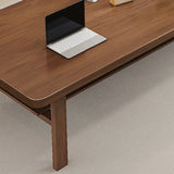 Sepia Standard Lumber Multi-personal Writing Desk Image - 5