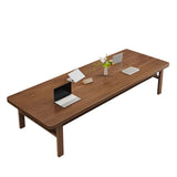 Sepia Standard Lumber Multi-personal Writing Desk Image - 6